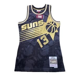 Mitchell & Ness NBA  Authentic Jersey Black And Gold Steve Nash Phoenix Suns NWT